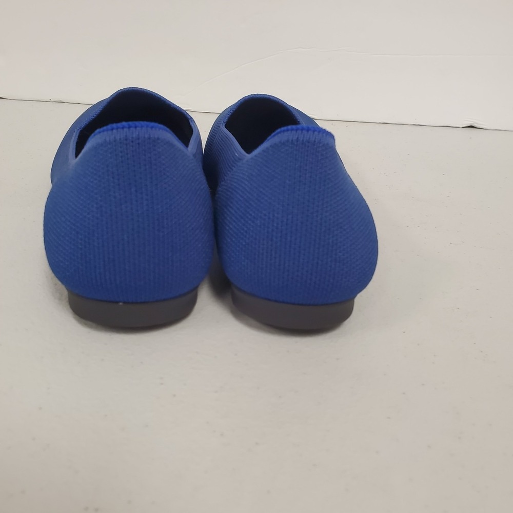Rothy Womens Almond Toe Loafer Knit Flats Size 8.5 Blue Fisherman Nautical Work - Picture 5 of 13